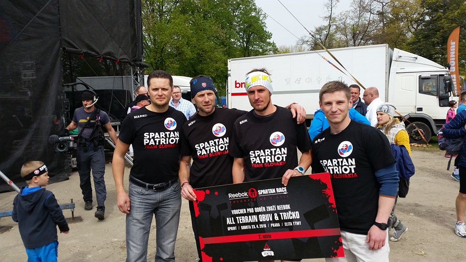 2. miesto pre Spartan PATRIOT Team na Reebok Spartan Race 2016 v Prahe