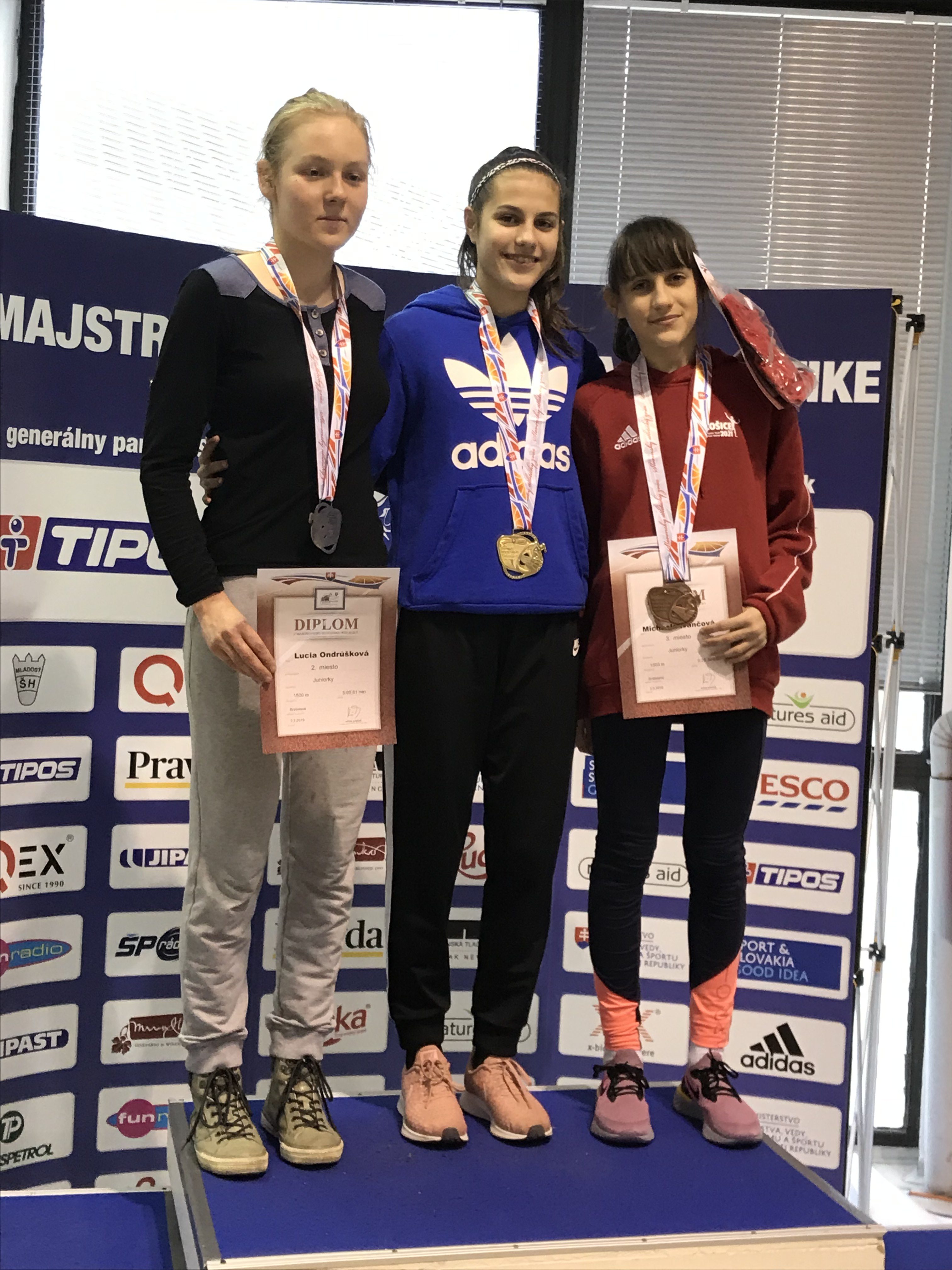 Majstrovstvá Slovenska junioriek v atletike v hale